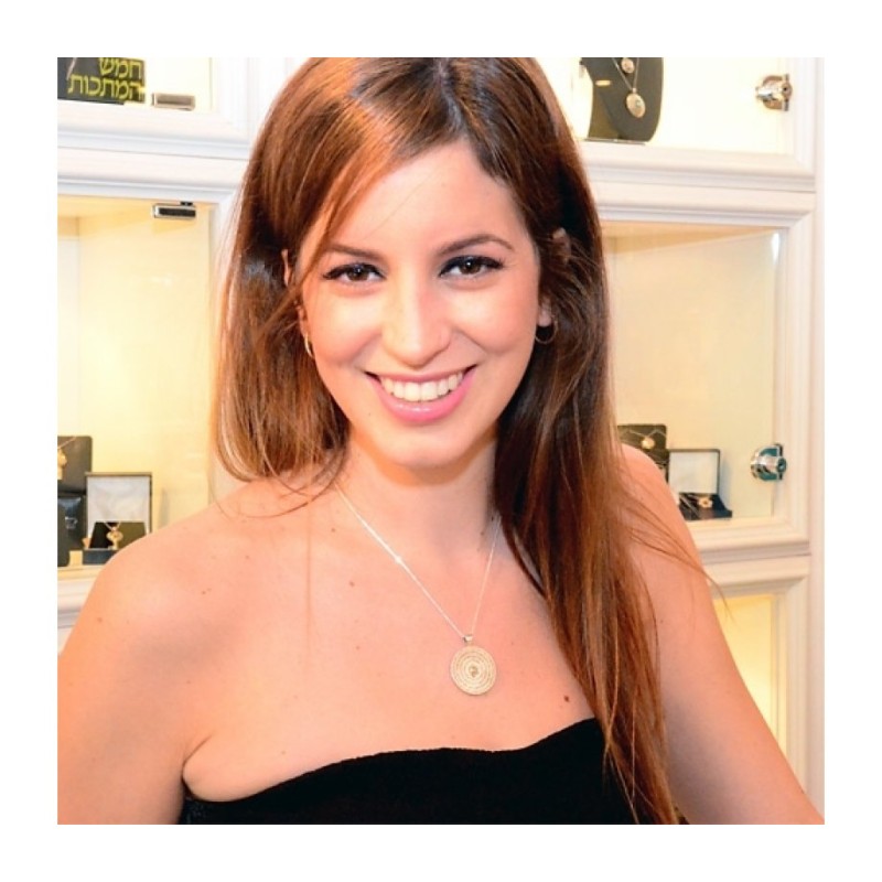 72 names of God Wheel Pendant Kabbalah Necklac... | Necklaces by HaAri