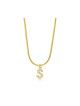 Chaîne serpent en argent sterling plaqué or N... | Bijoux de mode israéliens