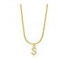 Gold Plated Sterling Silver Snake Chain N... | Israeli Fashion Jewelry