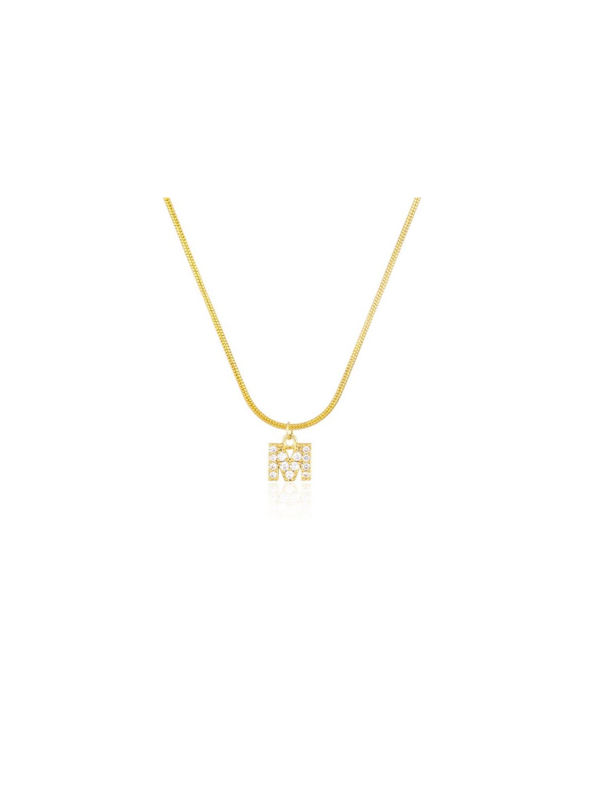 Gold Plated Sterling Silver Snake Chain N... | Israeli Fashion Jewelry