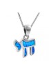 Chai Necklace Hebrew Letter Opal Stone ... | Chai Necklaces & Pendants