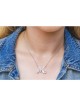 Pendentif lettre initiale en argent sterling Ne... | Bijoux de mode israéliens