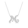 Sterling Silver Initial Letter Pendant Ne... | Israeli Fashion Jewelry