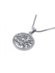 Pendentif en argent sterling découpé avec prière de Shema Yisrael... | Pendentif juif
