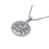 Shema Yisrael Prayer Cutout Sterling Silver Pendan... | Jewish Pendant