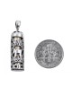 Mezuzah Necklace Pendant in Sterling Silv... | Jewish Gift from Israel