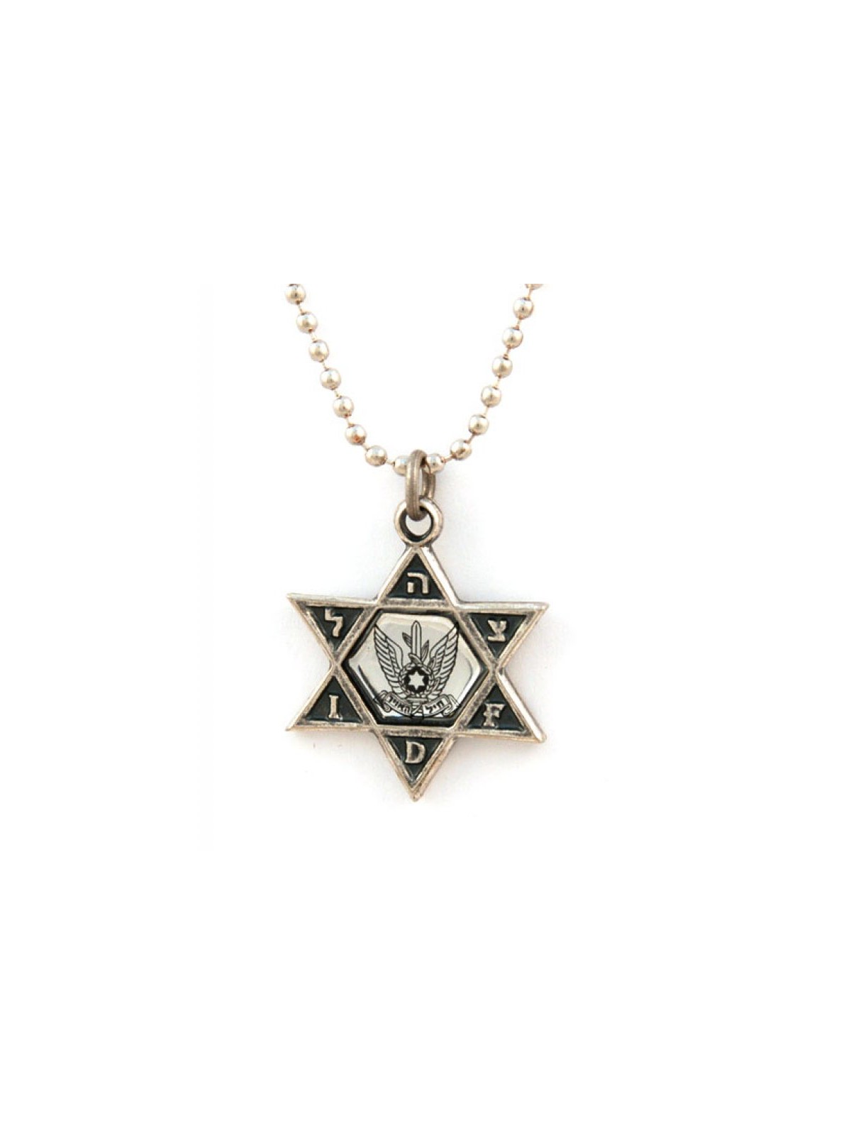 Necklace Star of David Pendant with Reflective Air F... | Israeli Army