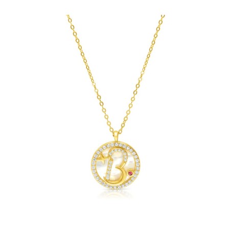 Gold Plated Sterling Silver Letter Pendan... | Israeli Fashion Jewelry