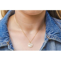 Gold Plated Sterling Silver Letter Pendan... | Israeli Fashion Jewelry