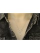 Collier en argent sterling Quatre connexions... | Bijoux de mode israéliens