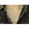 Sterling Silver Necklace Four Connecting ... | Israeli Fashion Jewelry