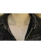Collier Lariat en Argent Sterling Zircon St... | Bijoux de mode israéliens