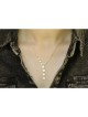 Collier Lariat en Argent Sterling Zircon St... | Bijoux de mode israéliens