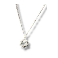Pendant Necklace Star of David with Gleam... | Jewish Gift from Israel