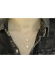 Collier double épaisseur en argent sterling %... | Bijoux de mode israéliens