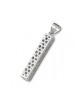 Petit collier pendentif mezouza carré en... | Cadeau juif d'Israël