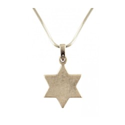 Rhodium Antique Finish Star of David Jeru... | Jewish Gift from Israel