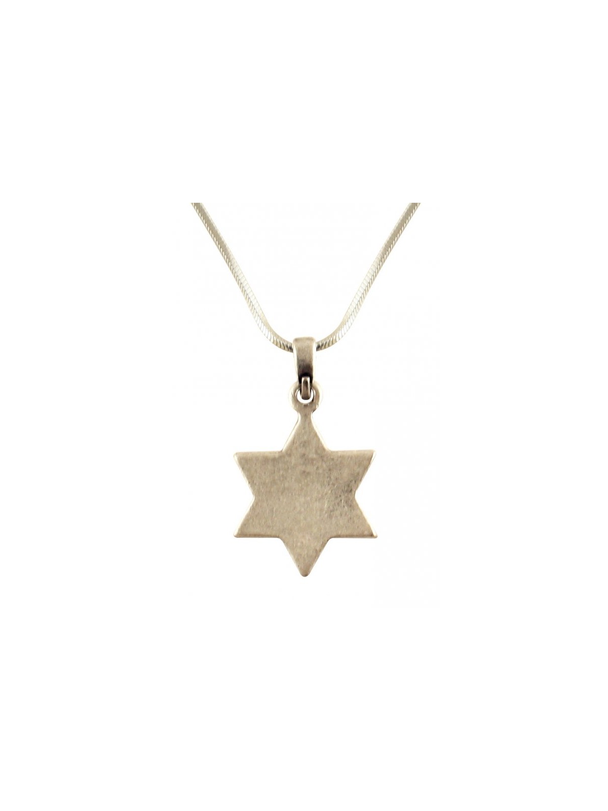Rhodium Antique Finish Star of David Jeru... | Jewish Gift from Israel