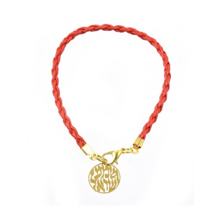 Braided Red Cord Kabbalah Bracelet Shema Yisr... | Bracelets & Anklets