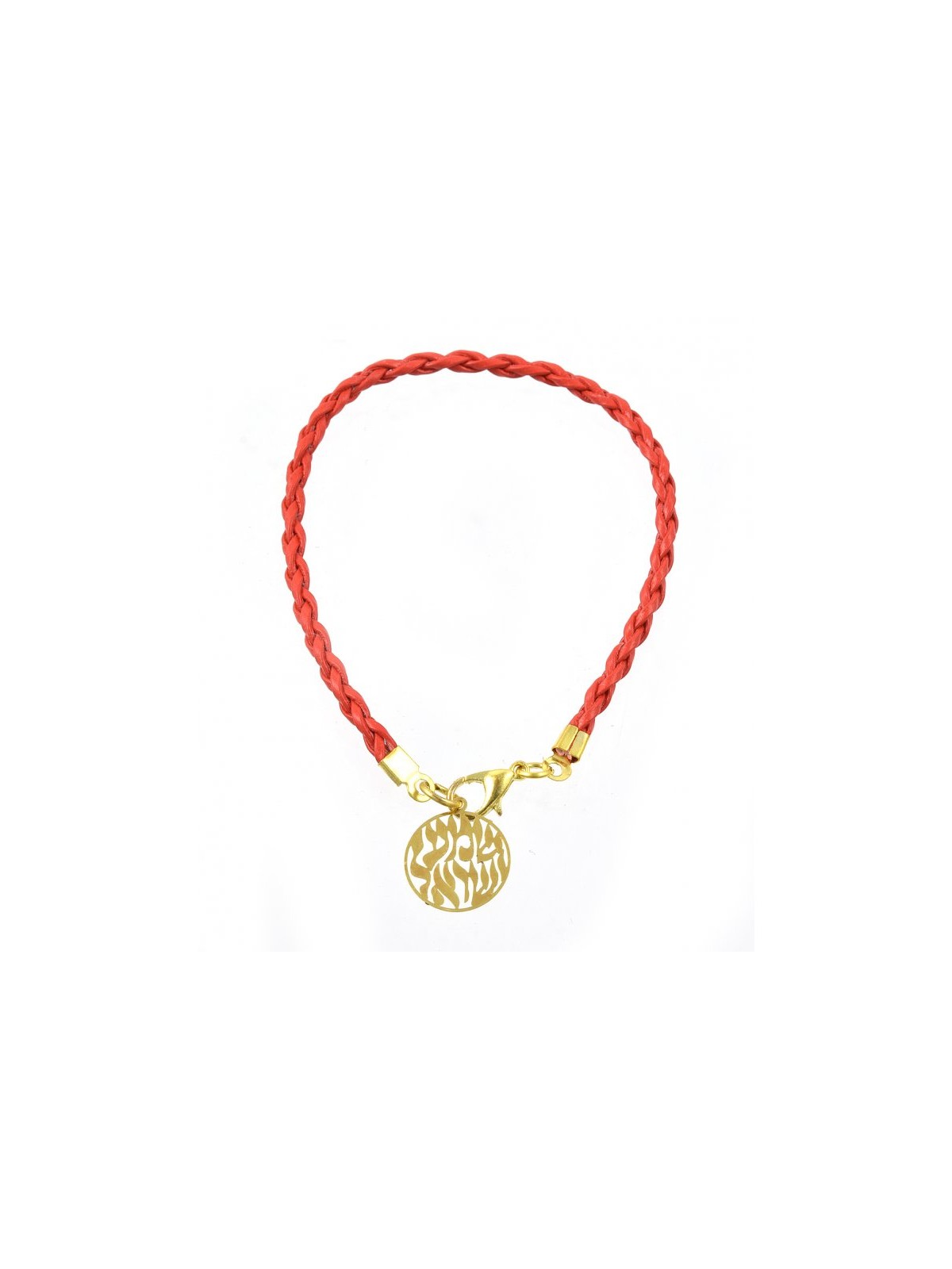 Braided Red Cord Kabbalah Bracelet Shema Yisr... | Bracelets & Anklets