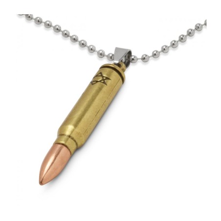 Pendentif balle de fusil M 16 de l'armée israélienne avec étoile de... | Armée israélienne