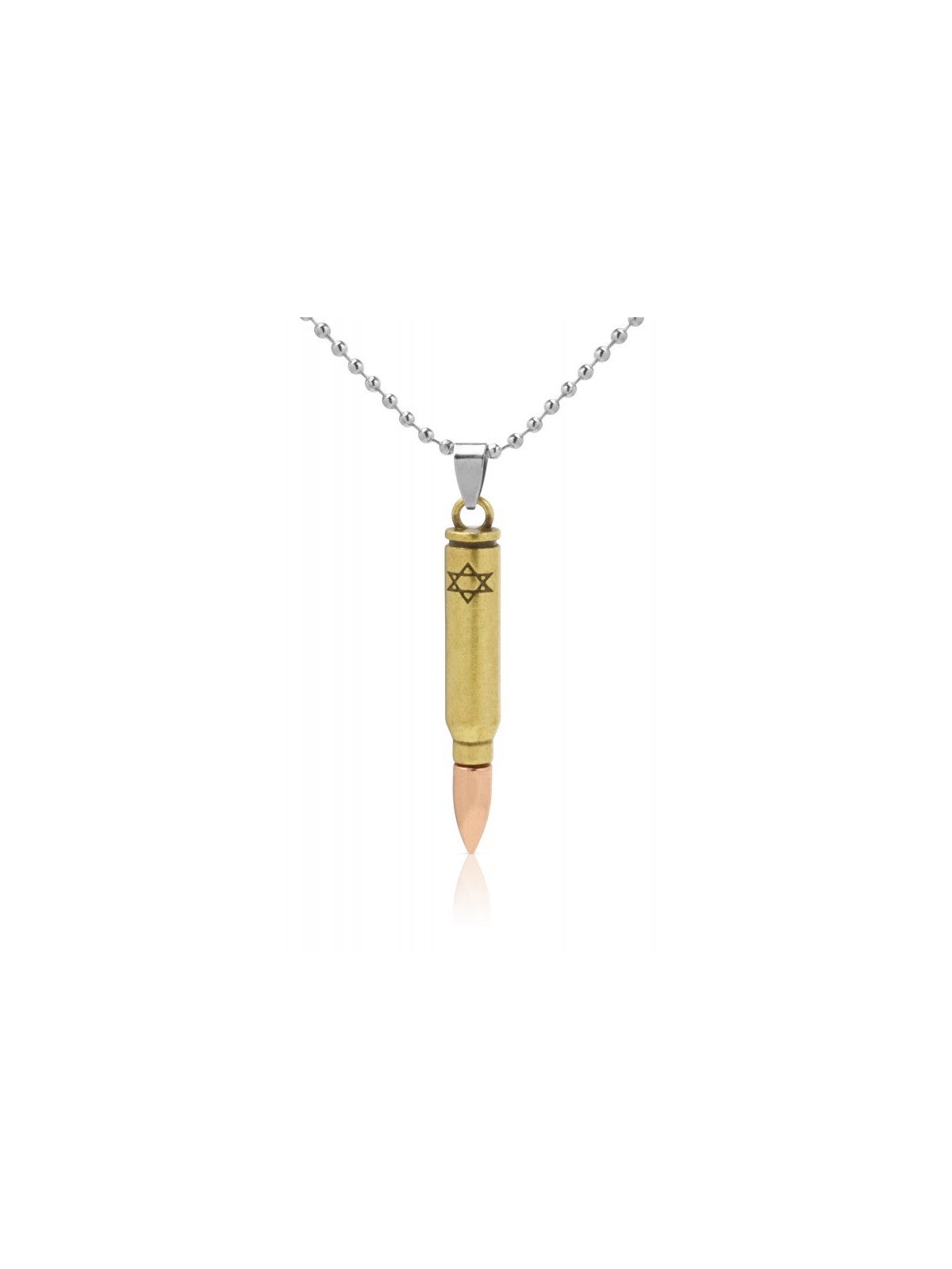 Israeli Army M 16 Rifle Bullet Pendant with Star of ... | Israeli Army