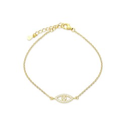 Sterling Silver Bracelet Plated with Yell... | Israeli Fashion Jewelry