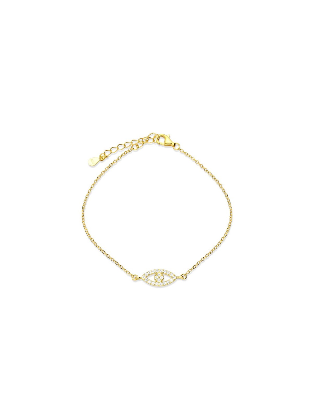 Bracelet en argent sterling plaqué avec cri... | Bijoux de mode israéliens