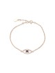 Bracelet en argent sterling avec Blue Evil E... | Bijoux de mode israéliens