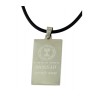 Necklace with Israeli Mossad Rectangle Pendant on Ru... | Israeli Army