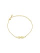 Yellow Gold Plated Sterling Silver Bracel... | Israeli Fashion Jewelry