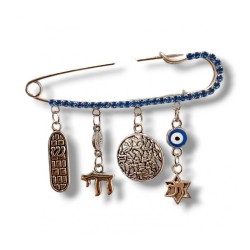 Jewish Blessings Pin for Baby Crib Carriage or Str... | New Baby Gifts
