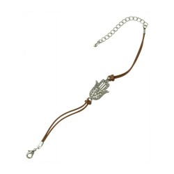 Black or Brown Double Cord Kabbalah Brace... | Jewish Gift from Israel