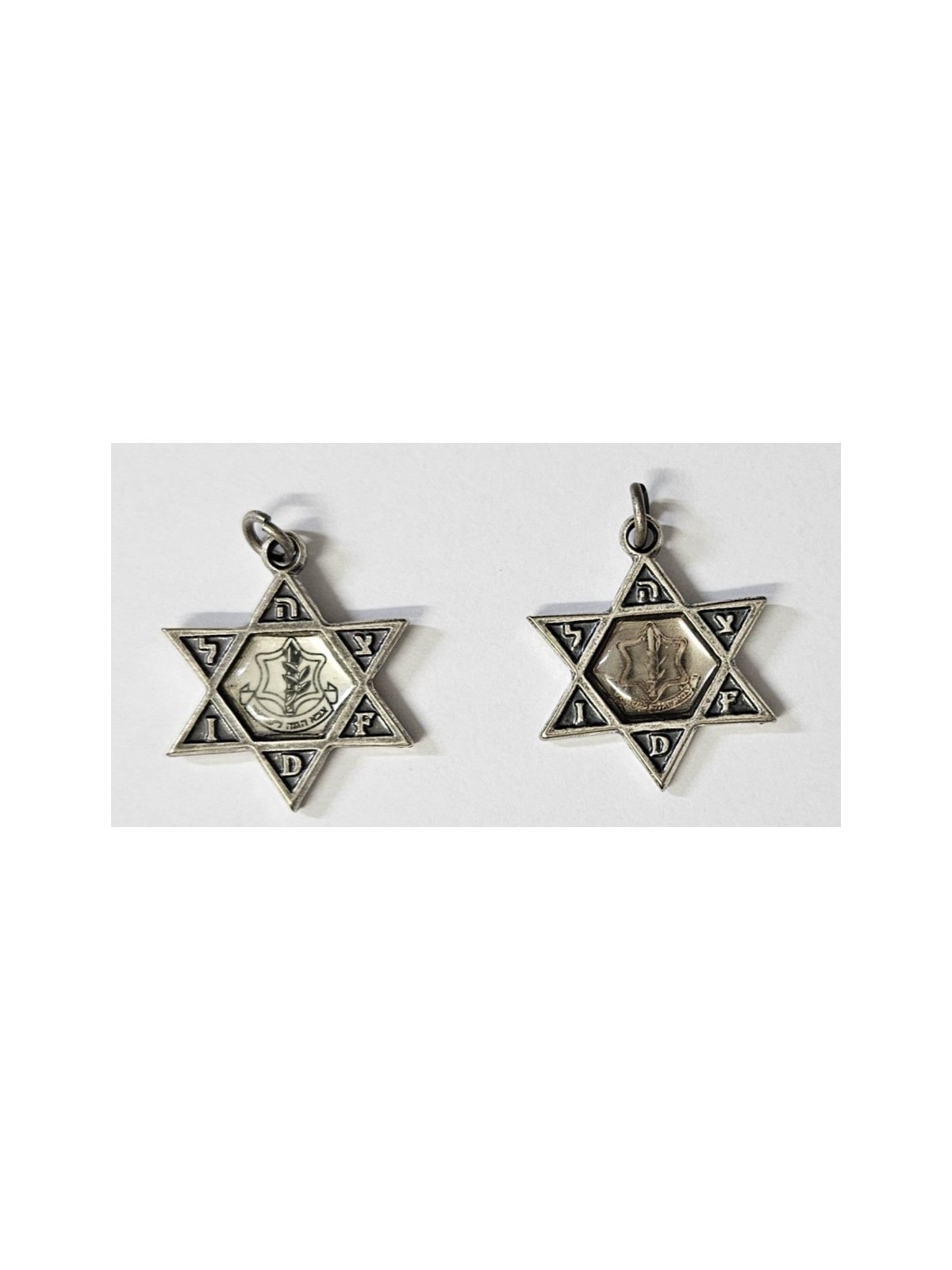 Collier Pendentif Étoile de David de l'Armée Israélienne avec IDF... | Armée israélienne