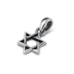 925 Sterling Silver Star of David Pendant Necklace Small | AJDesign