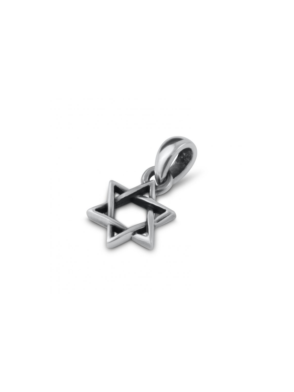 925 Sterling Silver Star of David Pendant Necklace Small | AJDesign