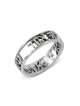 925 Sterling Silver Ring with Engraved Shema Yisrael... | Jewish Rings