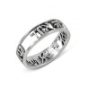 925 Sterling Silver Ring with Engraved Shema Yisrael... | Jewish Rings