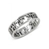 925 Sterling Silver Ring with Engraved Shema Yisrael... | Jewish Rings