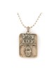 Necklace Israeli Army Dog Tag Metal Hamsa Pendant Ba... | Israeli Army