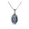 Grafted Pendant Necklace in 925 Sterling Silver wi... | Jewish Pendant