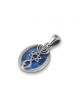 Collier pendentif greffé en argent sterling 925 avec... | Pendentif juif