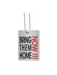 Dorit Judaica Dog Tag Necklace on Chain Bring Them H... | IDF Dog-Tags