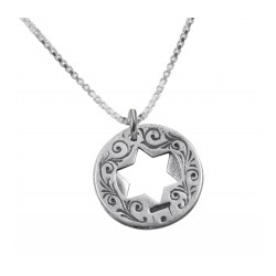 HaAri Double Star of David Ana BeKoach Hamsa E... | Necklaces by HaAri