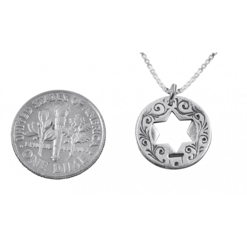 HaAri Double Star of David Ana BeKoach Hamsa E... | Necklaces by HaAri