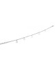 Bracelet de Cheville Argent Rhodié avec Étoiles de David Argentées | Bracelets de cheville Judaica