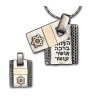 Ana Bekoach Silver Dogtag Pendant with Star of David | Top Sellers