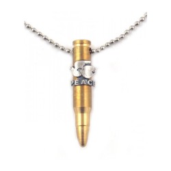 Necklace Bronze Israeli Army M 16 Rifle Bullet Penda... | Israeli Army