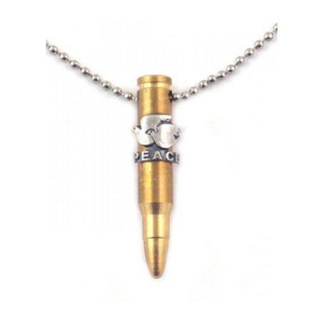 Necklace Bronze Israeli Army M 16 Rifle Bullet Penda... | Israeli Army