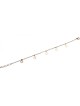 Anklet Gold Rhodium with Gold Stars of David | Judaica Anklets